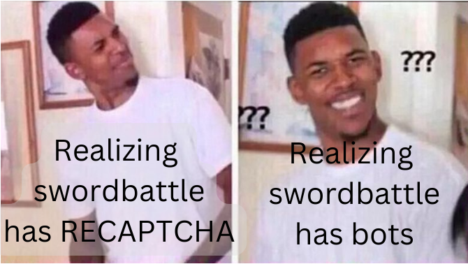 Realizing swordbattle has RECAPTCHA